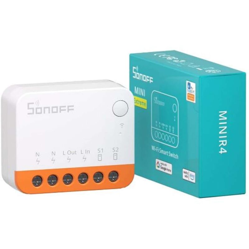 foto del prodotto dispositivo commutatore switch interruttore intelligente controllo remoto mini r4