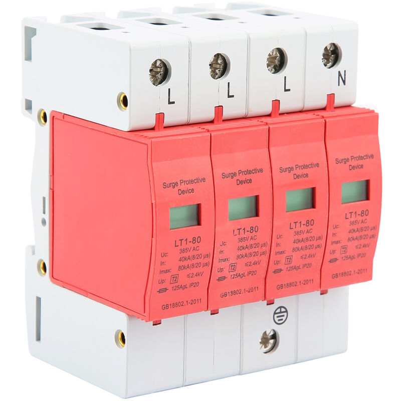foto del prodotto dispositivo scaricatore di protezione da sovratensione domestica 4p 40 80ka lt 40 80 eosnow