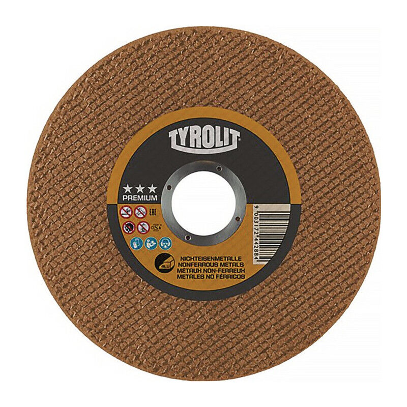 foto del prodotto disque tron onner premium d125x1,6mm foret m taux ger.nf.22,23mm tyrolit par 25 