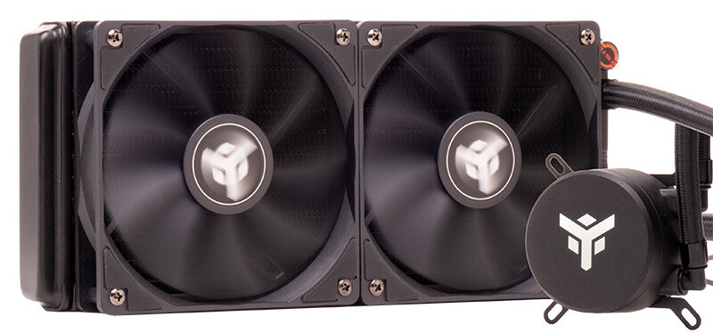 foto del prodotto dissipatore a liquido icecore 240 - 240mm- skt universale- pwm black fan