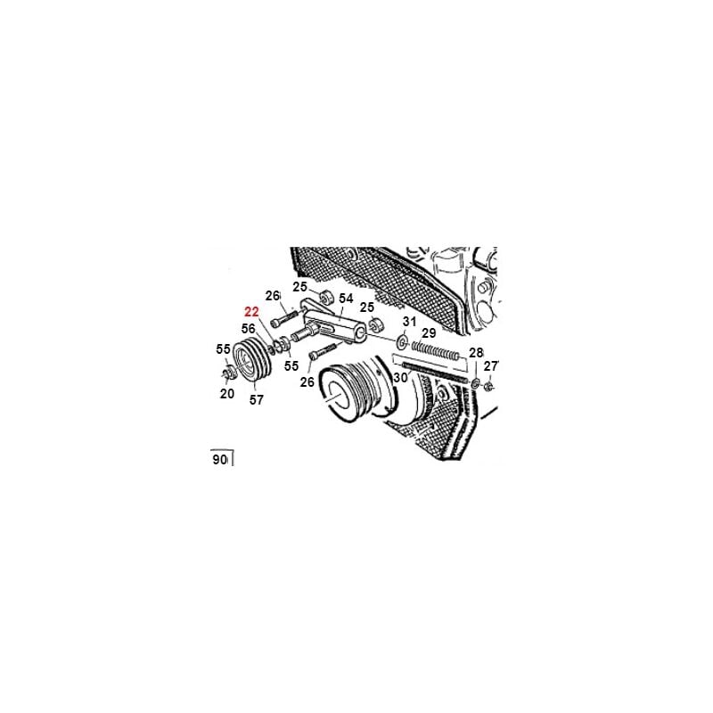 foto del prodotto distanziale per cuscinetti turbo1 originale gianni ferrari 01.40.00.1090