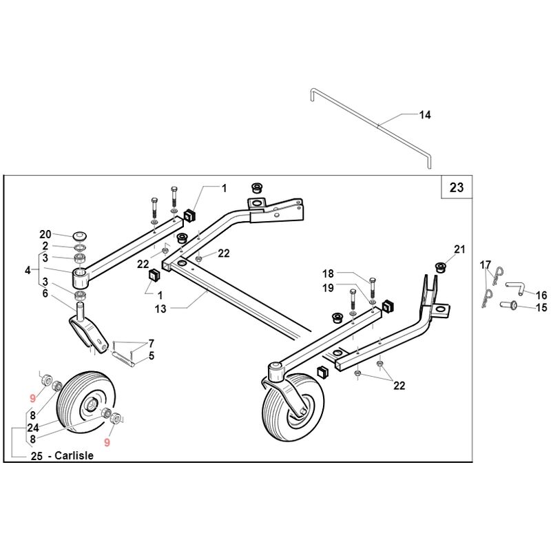 foto del prodotto distanziale ruote tg200 playgreen originale gianni ferrari bfb 90110000001