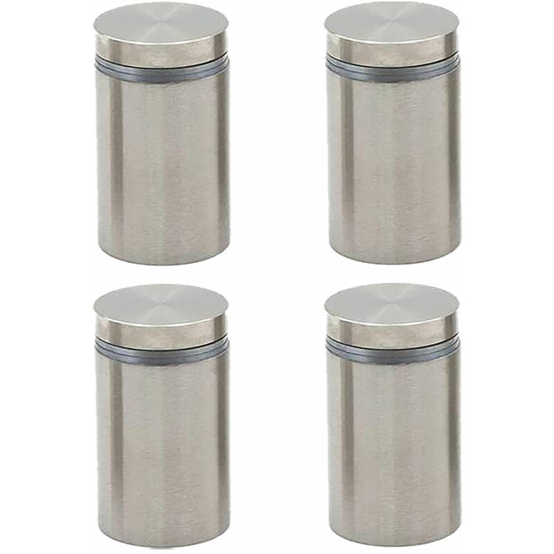foto del prodotto distanziali inox per targhe 18 mm pz 4