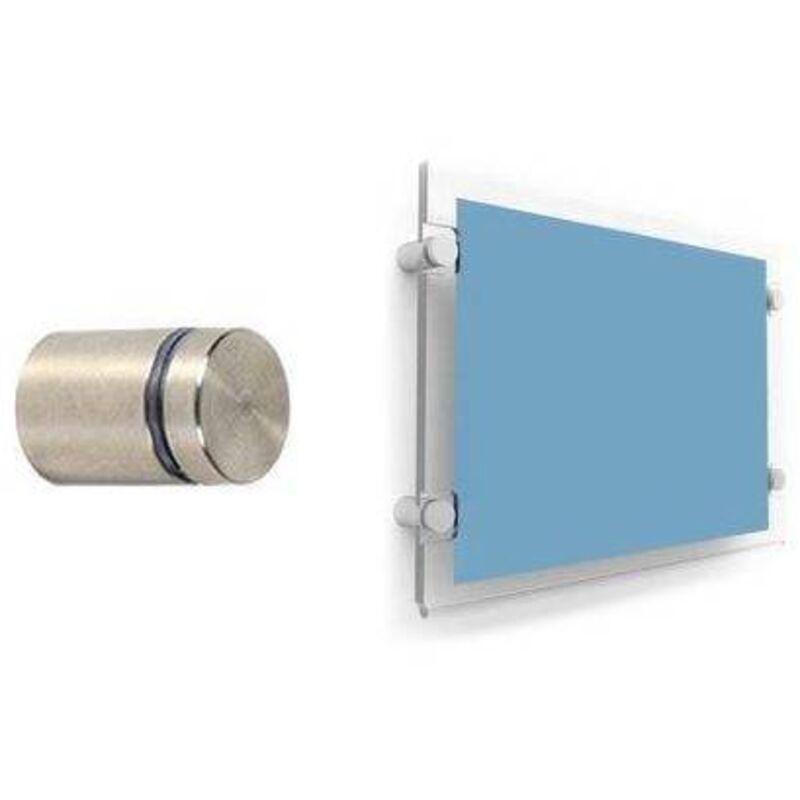 foto del prodotto distanziali per targhe d.mm.30x25h nichel sat.