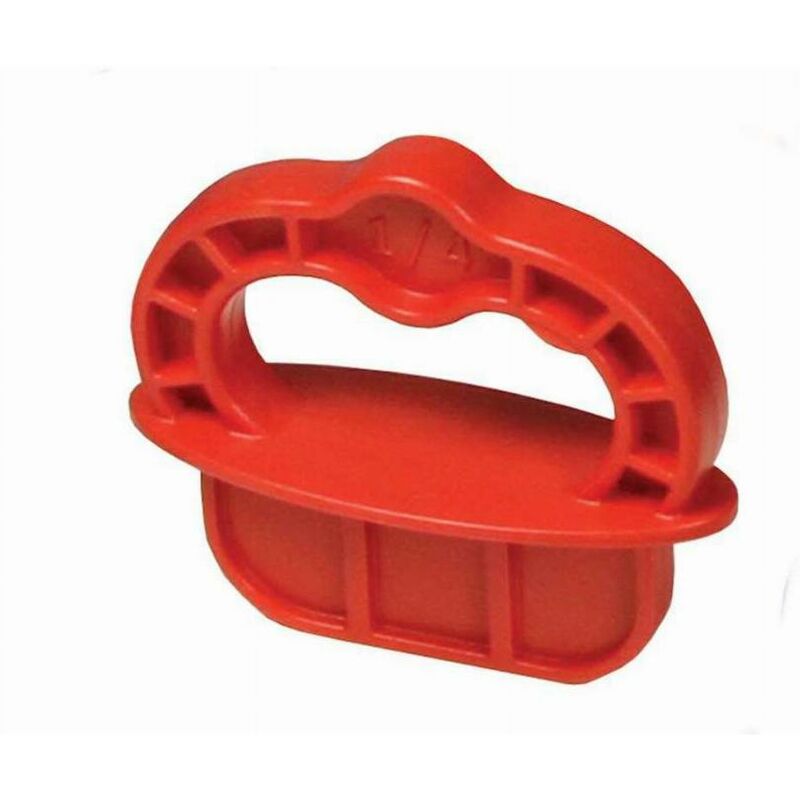 foto del prodotto distanziatore kreg deck jig rosso 1 4 12 pezzi deckspacer red