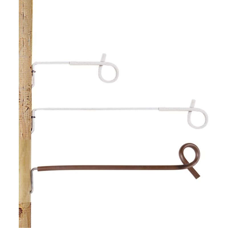 foto del prodotto distanziatore pigtail per fili e corde confezione da 10 pezzi gallagher pigtail 40 cm color terra 10 pezzi
