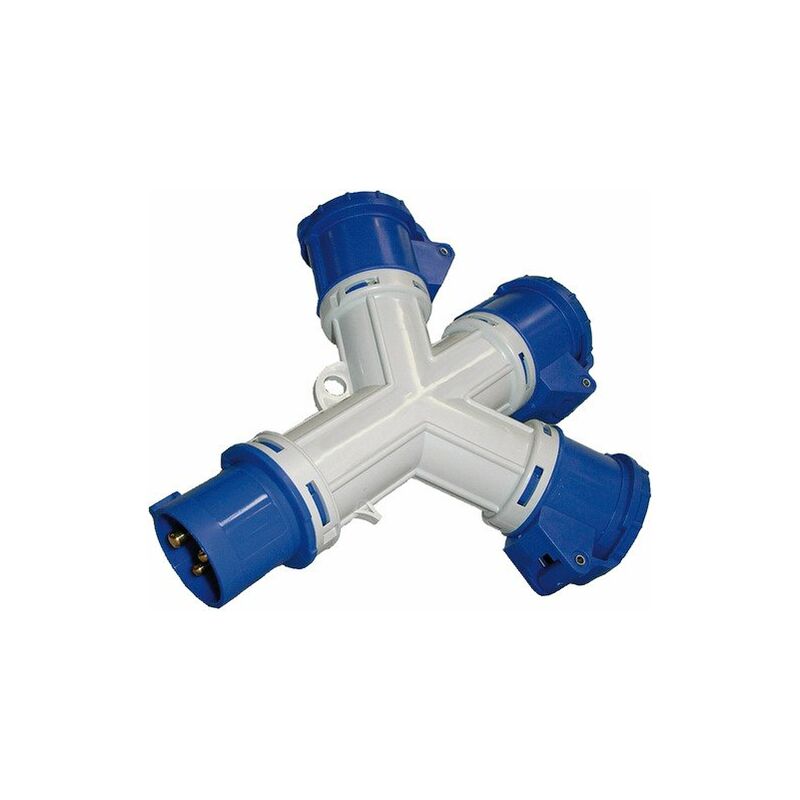 foto del prodotto distributore a tre prese cee 3 230v/16a ip44 3 poli