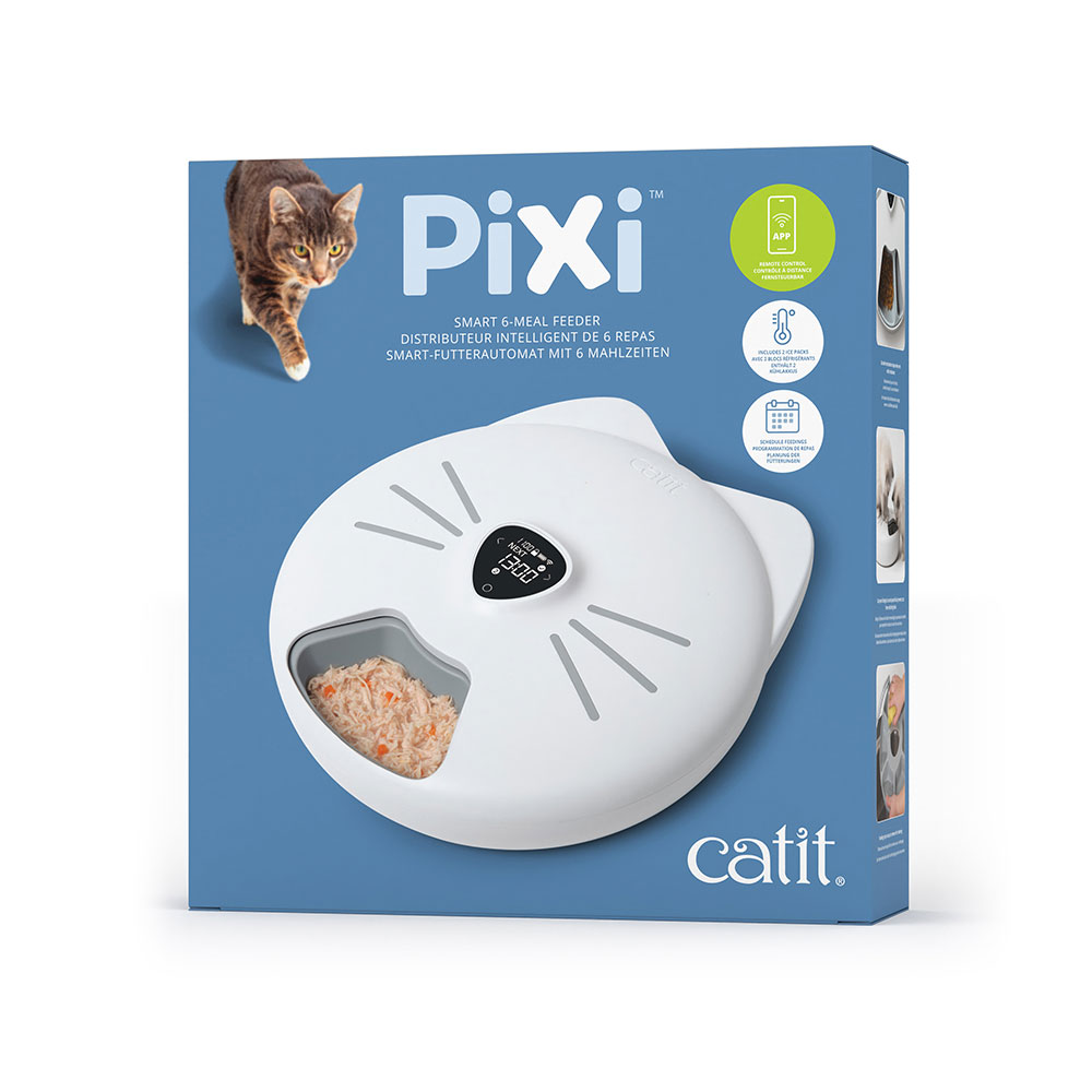 foto del prodotto distributore automatico catit pixi smart 6 meal 6 x 170 ml