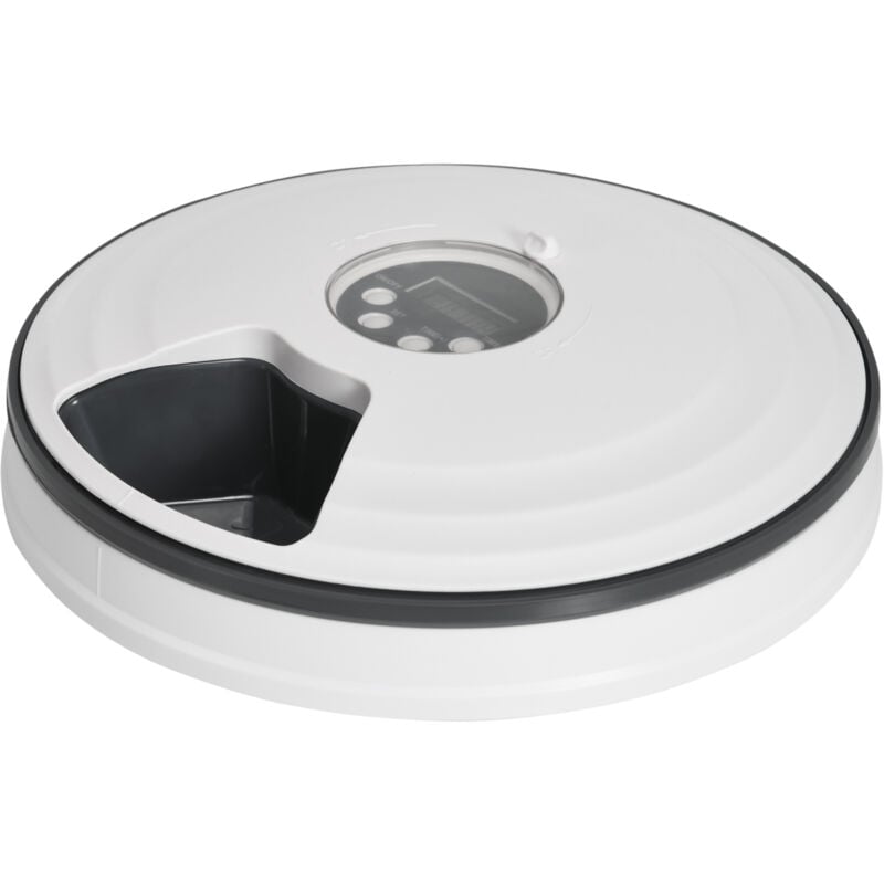 foto del prodotto distributore automatico cibo cani e gatti con 6 pasti ciotole pawhut