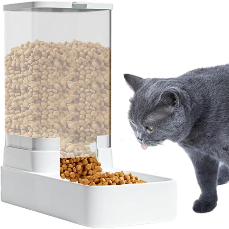 foto del prodotto distributore automatico d acqua per gatti distributore automatico di cibo per gatti distributore automatico a gravit per cani e gatti, distributore