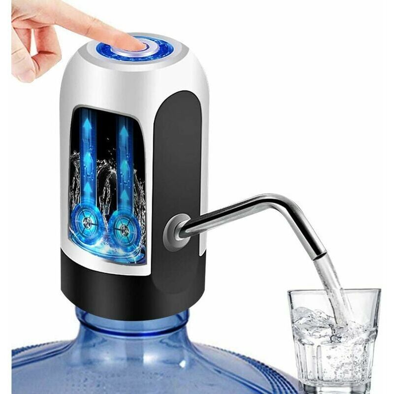 foto del prodotto distributore automatico di acqua, pompa per acqua potabile ricaricabile, bottiglia di acqua potabile, pompaggio rapido, distributore universale