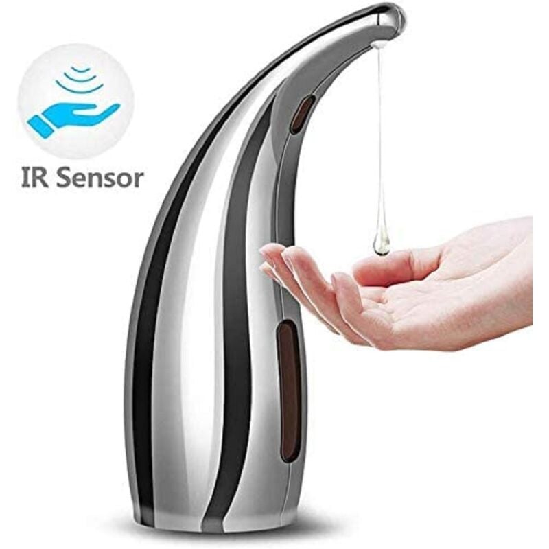 foto del prodotto distributore automatico di sapone a induzione, dispenser di disinfettante per le mani, dispenser di sapone con sensore di movimento senza contatto