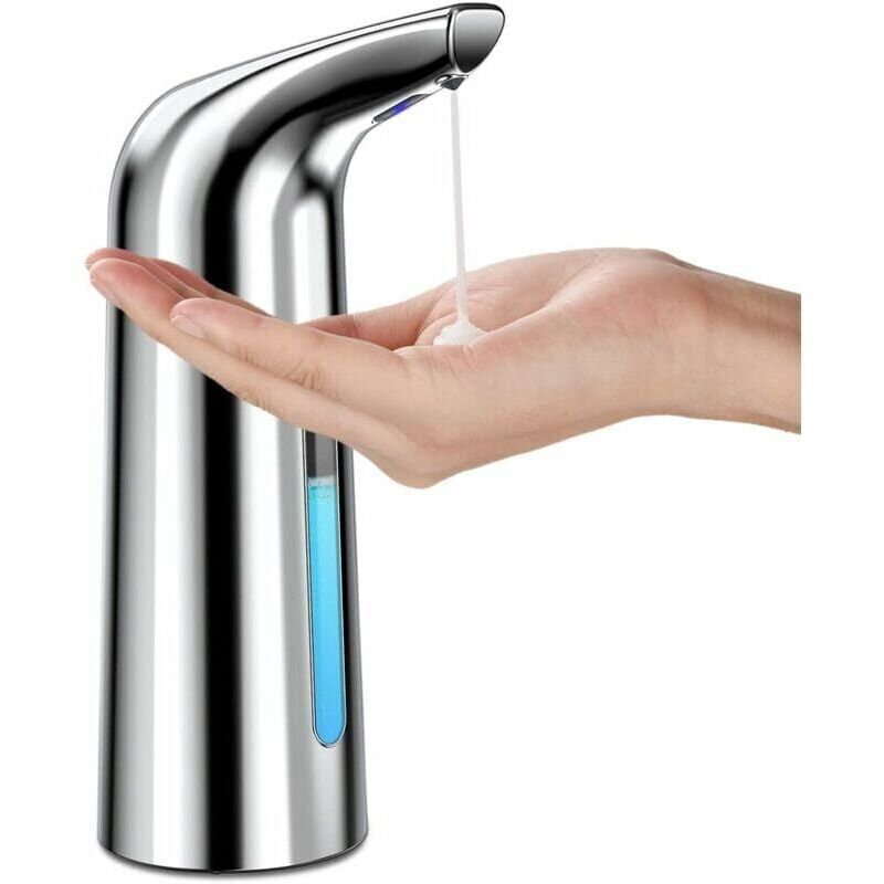 foto del prodotto distributore automatico di sapone con sensore, distributore di sapone a infrarossi senza contatto impermeabile per bagno, cucina, hotel, ristorante