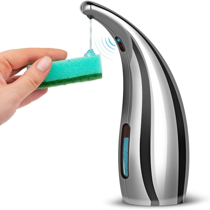 foto del prodotto distributore automatico di sapone, distributore elettrico di sapone da 300 ml con sensore, distributore di sapone impermeabile ipx6 per la casa