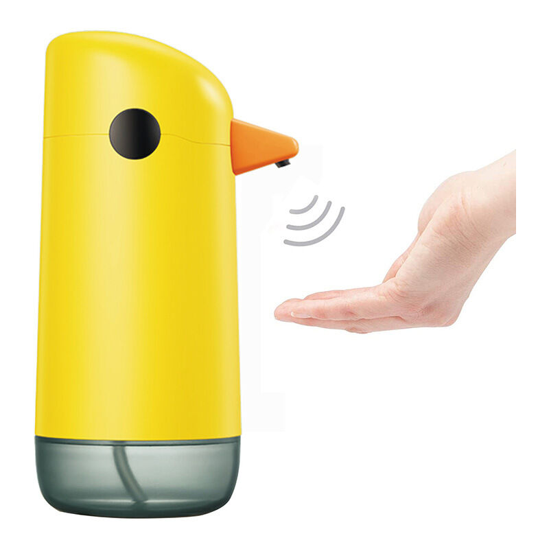 foto del prodotto distributore automatico di sapone, schiuma a induzione intelligente, 220 ml, sensore di movimento a infrarossi, perfetto per la cucina o il bagno