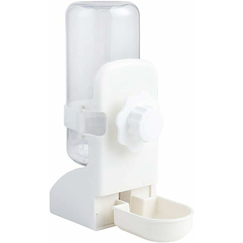 foto del prodotto distributore d acqua per conigli abbeveratoio da appendere per porcellini d india criceti ratti bianco 500 ml