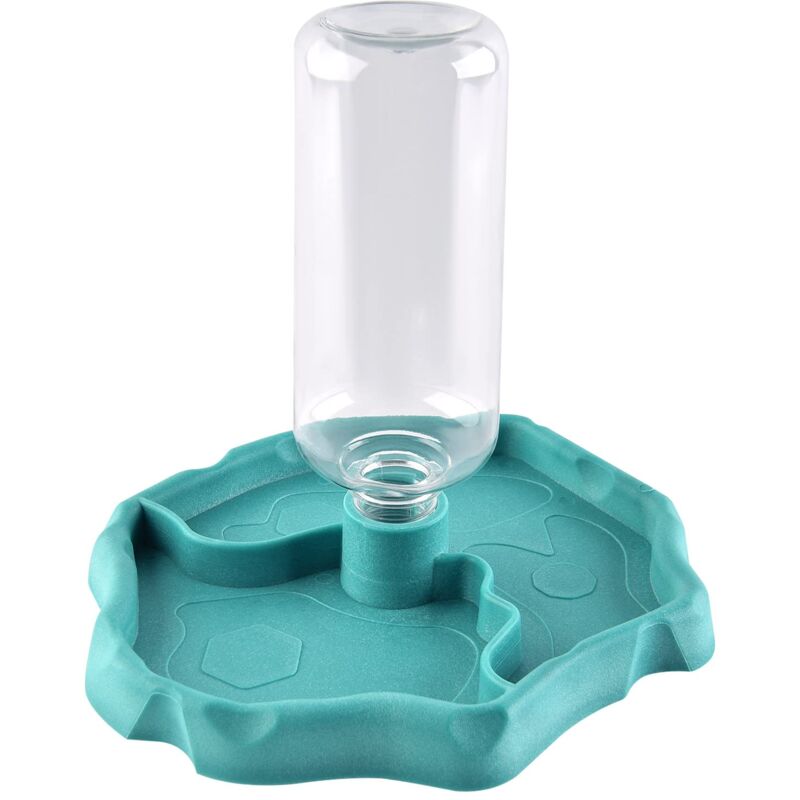 foto del prodotto distributore di acqua per rettili, abbeveratoio per tartarughe, mangiatoia per tartarughe, accessorio per ciotola per cibo in plastica