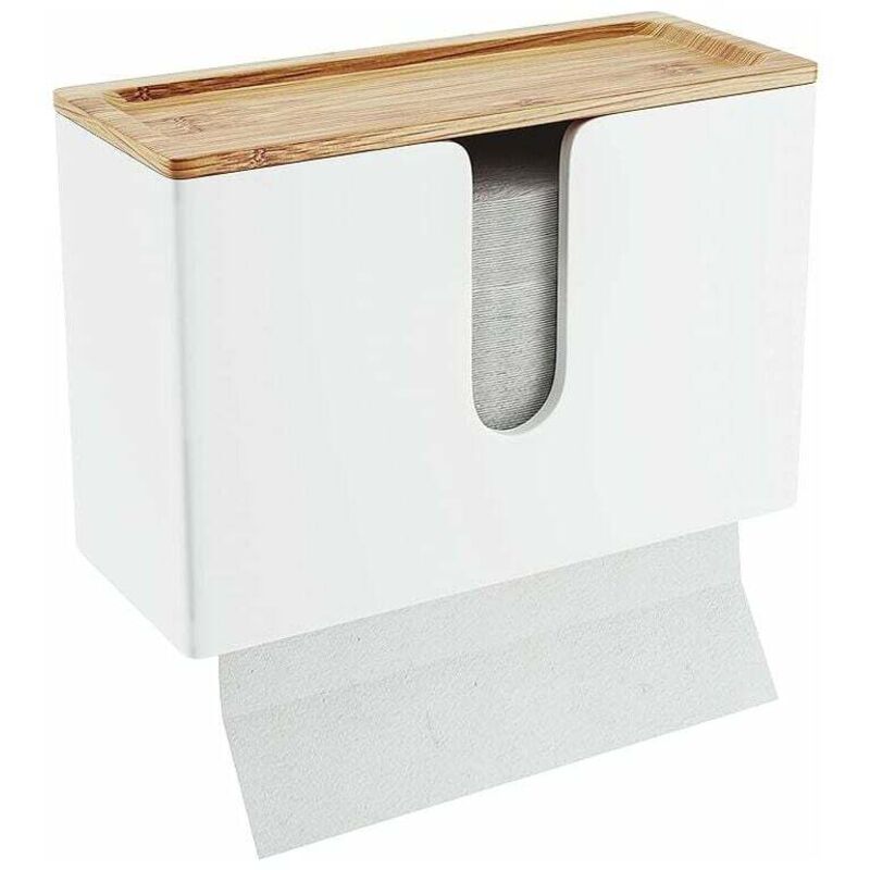 foto del prodotto distributore di asciugamani a parete, distributore di asciugamani di carta da cucina e da bagno, porta asciugamani di carta a parete, foglio singolo,