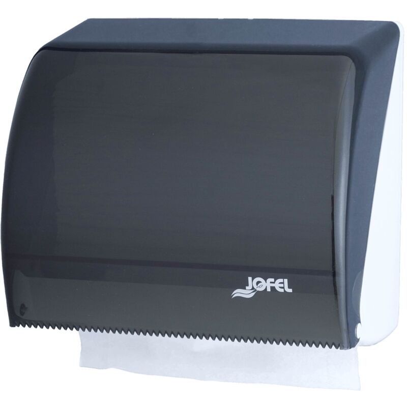 foto del prodotto distributore di asciugamani per il viso, distributore di asciugamani a parete, combi 400 asciugamani a zig zag o rotolo da 90 m custodia in abs,