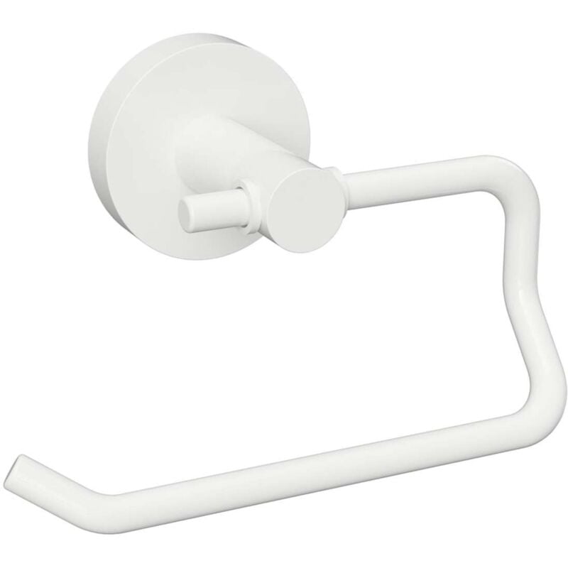 foto del prodotto distributore di carta igienica bianco 14x9,5x9cm in ottone bianco