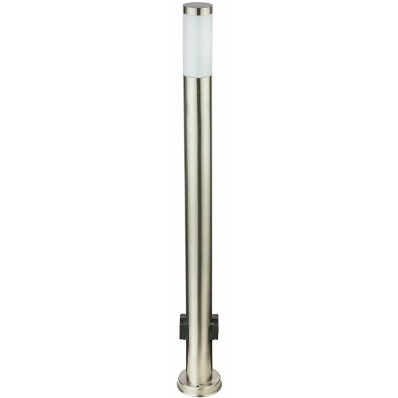 foto del prodotto distributore di corrente da terra in acciaio inox ip44 prese illuminazione luce carraio globo 3159k