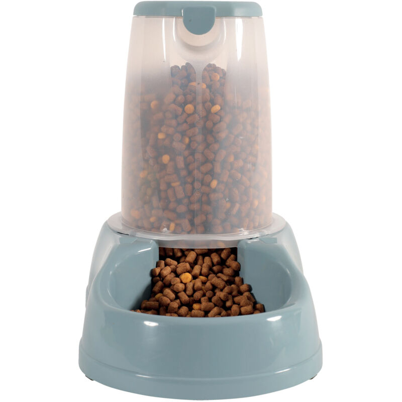 foto del prodotto distributore di crocchette antiscivolo grigio zolux3,5 kg