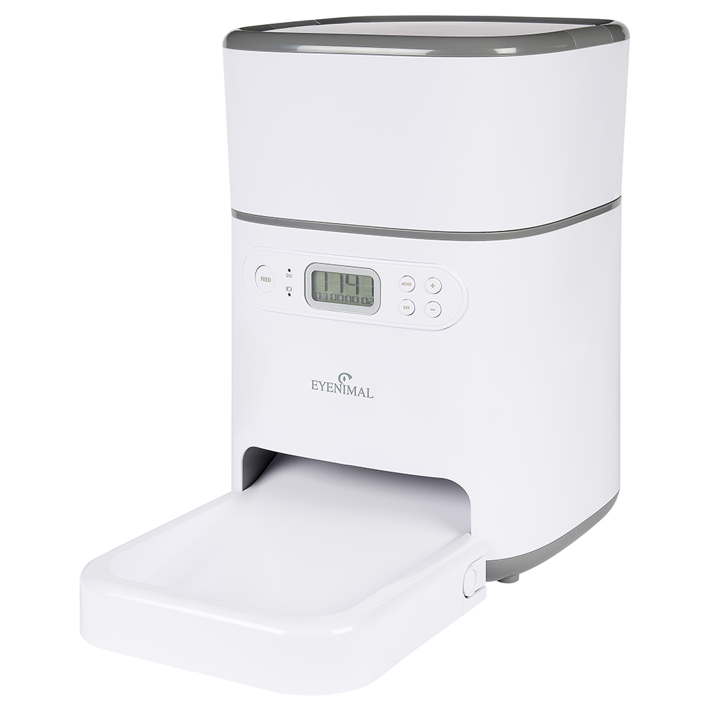 foto del prodotto distributore di crocchette eyenimal tiny pet feeder fino a 2,5 kg di crocchette