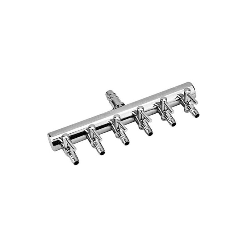 foto del prodotto distributore di flusso d aria per acquari, valvola di controllo dell aria per acquari, distributore di ossigeno per acquari in acciaio inossidabile,