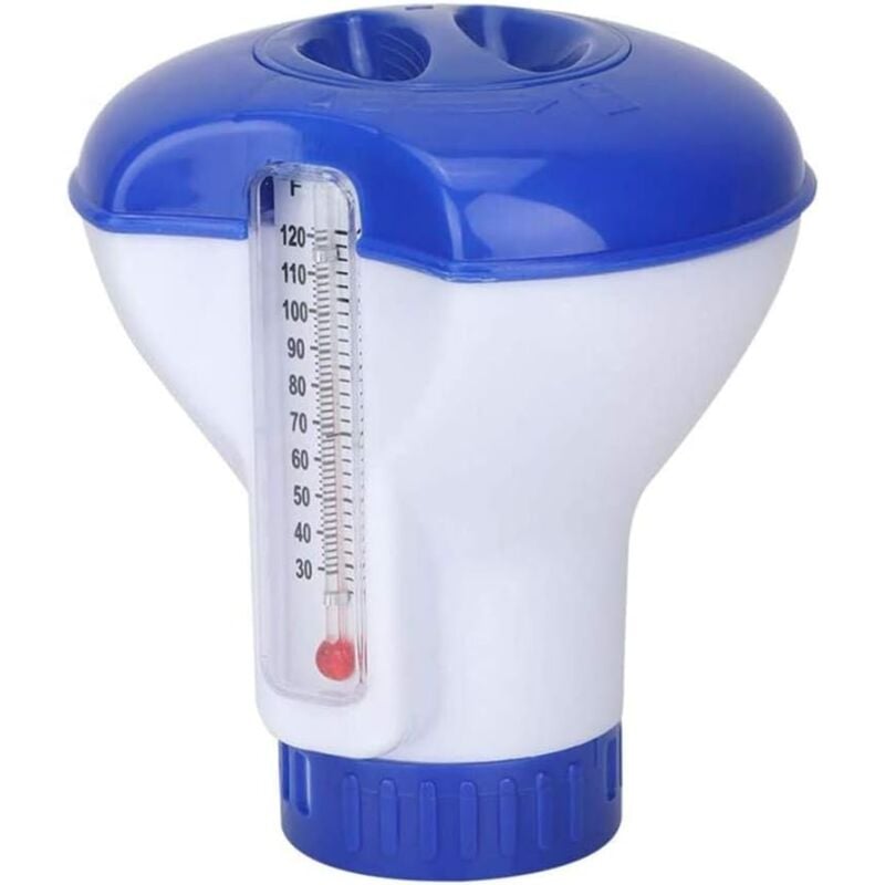foto del prodotto distributore di prodotti chimici per piscine, distributore di pastiglie di cloro galleggiante per piscine termali esterne e interne, centri
