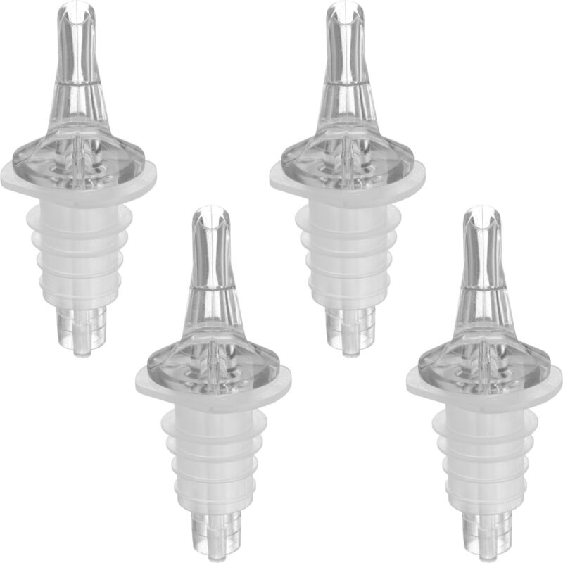 foto del prodotto distributore di rubinetti per bottiglie trasparente set da 4 pz.