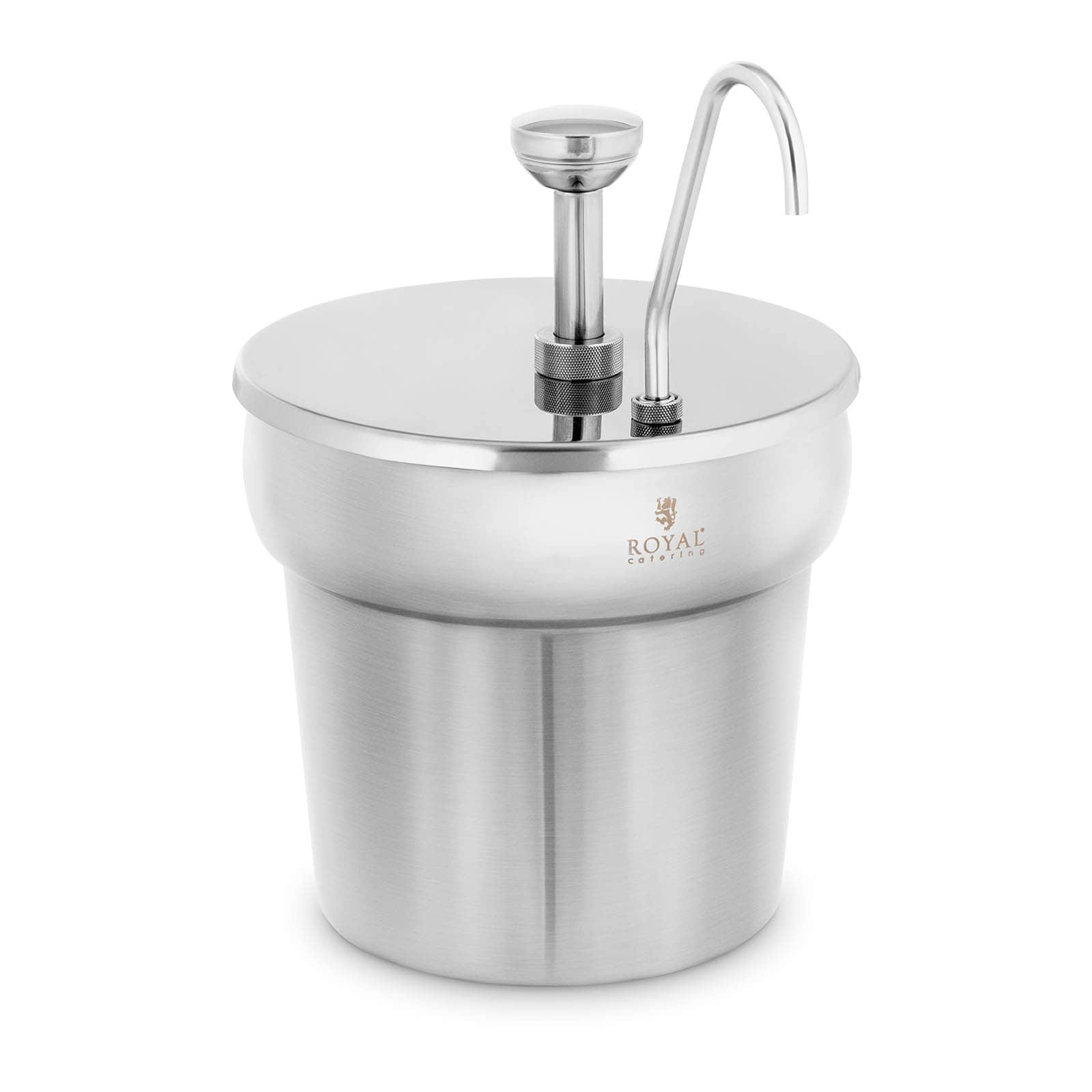 foto del prodotto distributore di salse professionale in acciaio inox da 66 litri 14 0004256