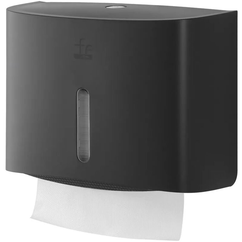 foto del prodotto distributore di salviette max 200 pz per carta piegata in abs nero