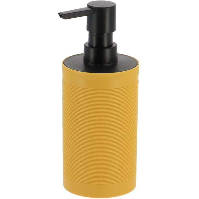 foto del prodotto distributore di sapone bicolore pp 440 ml nero ocra tendance