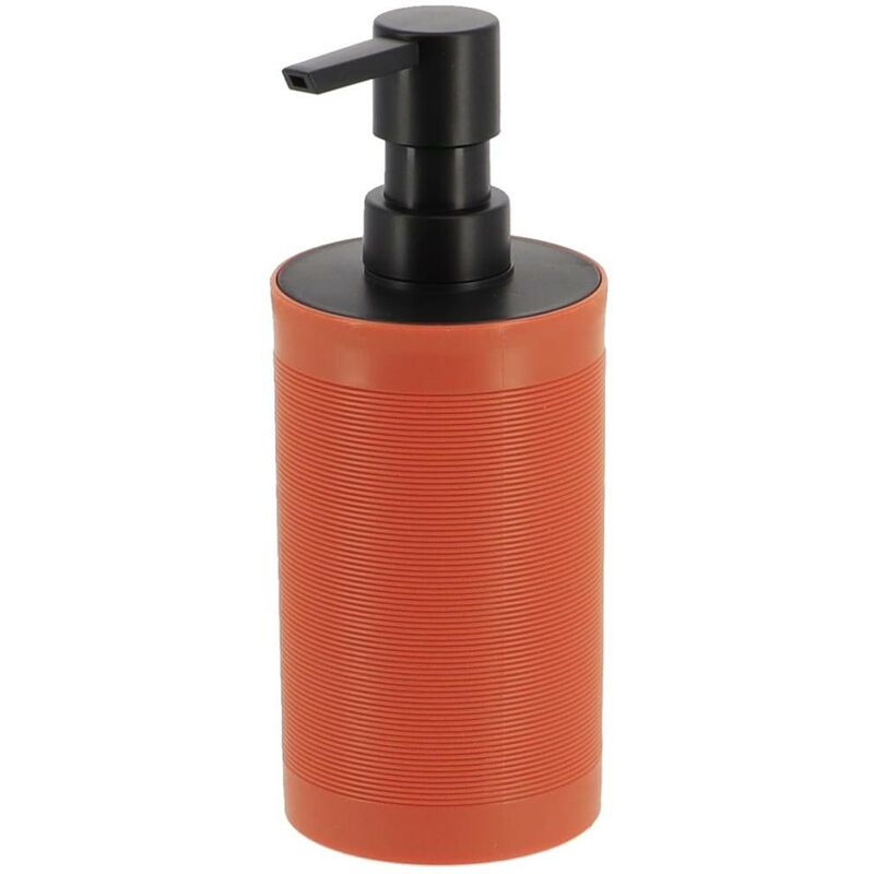 foto del prodotto distributore di sapone bicolore pp 440 ml terra di siena nera tendance