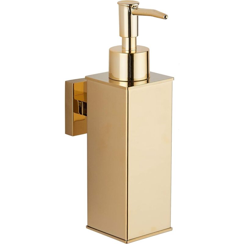 foto del prodotto distributore di sapone da parete in acciaio inossidabile 304 per l arredamento della casa oro 
