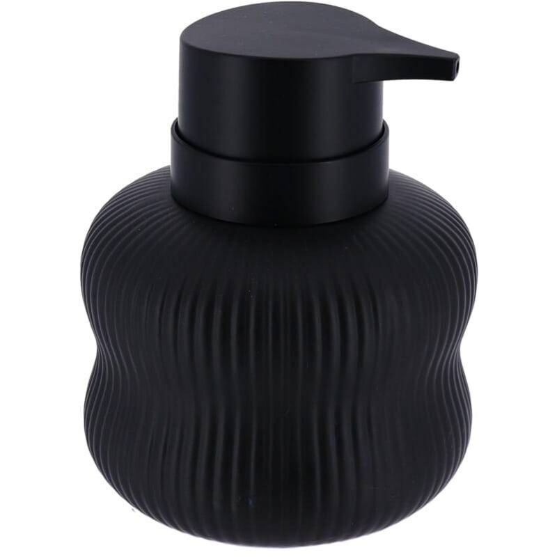 foto del prodotto distributore di sapone gres arrotondato da 300 ml nero tendance