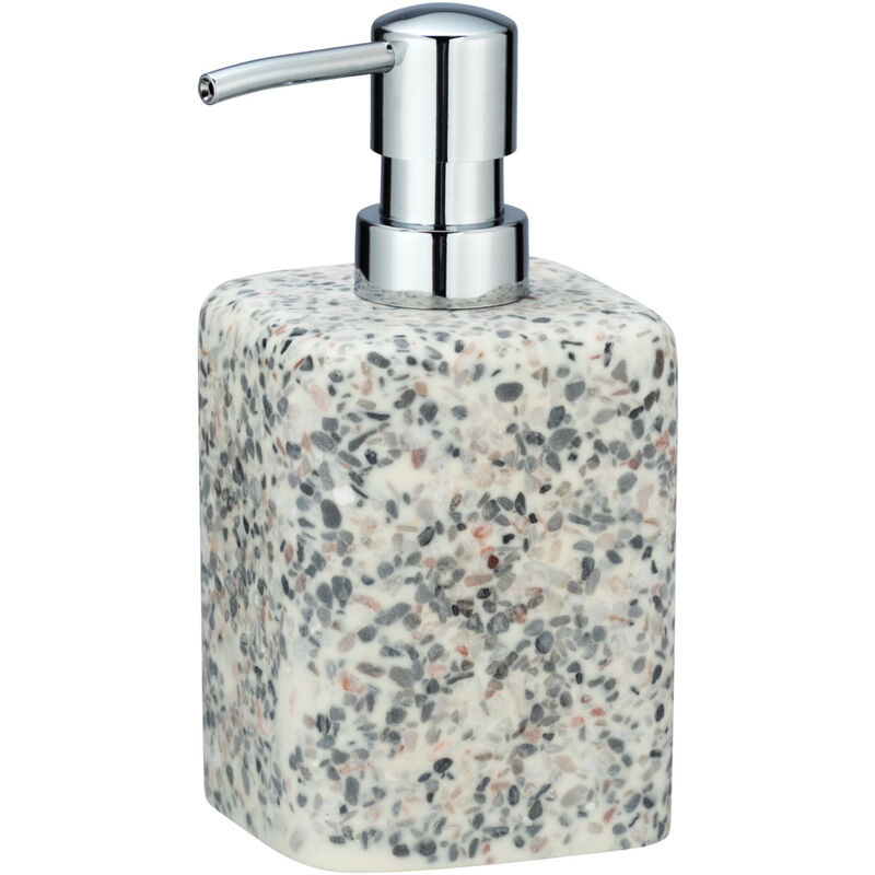 foto del prodotto distributore di sapone liquido terrazzo, capacit 240 ml, in poliresina, 8x16x9,5 cm, multicolore wenko