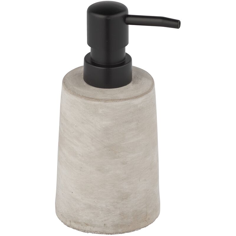 foto del prodotto distributore di sapone liquido villena, capacit 150 ml, cemento spazzolato, 8,2x15,9x7,2 cm, grigio wenko