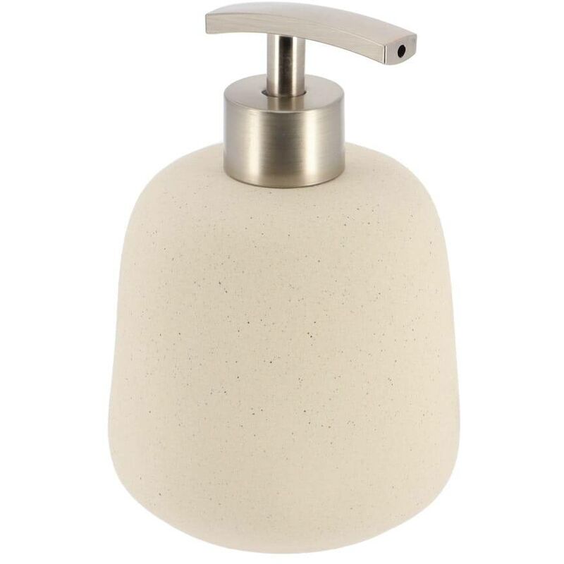 foto del prodotto distributore di sapone opaco gres 480 ml naturale tendance