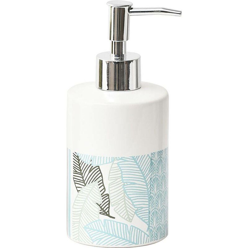 foto del prodotto distributore di sapone rotondo stampato dolomite 320 ml chantilly tendance
