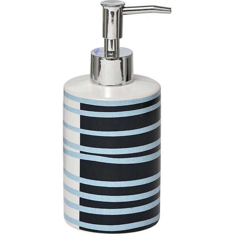 foto del prodotto distributore di sapone rotondo stampato in dolomite 320 ml seaside tendance