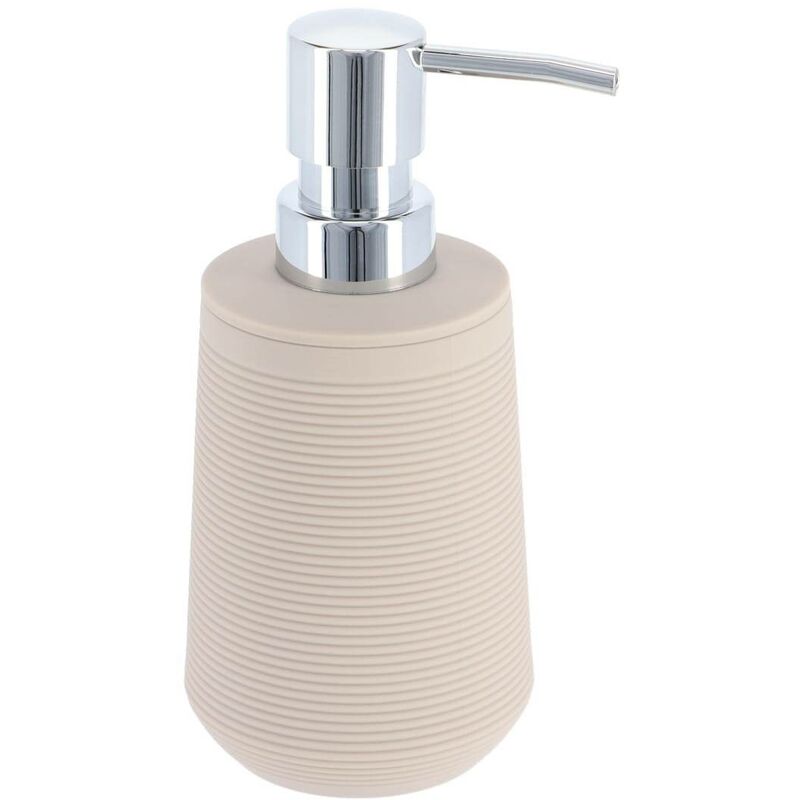 foto del prodotto distributore di sapone striscia abs gomma 270 ml taupe tendance