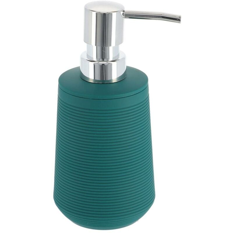 foto del prodotto distributore di sapone striscia abs gomma 270 ml verde scuro tendance