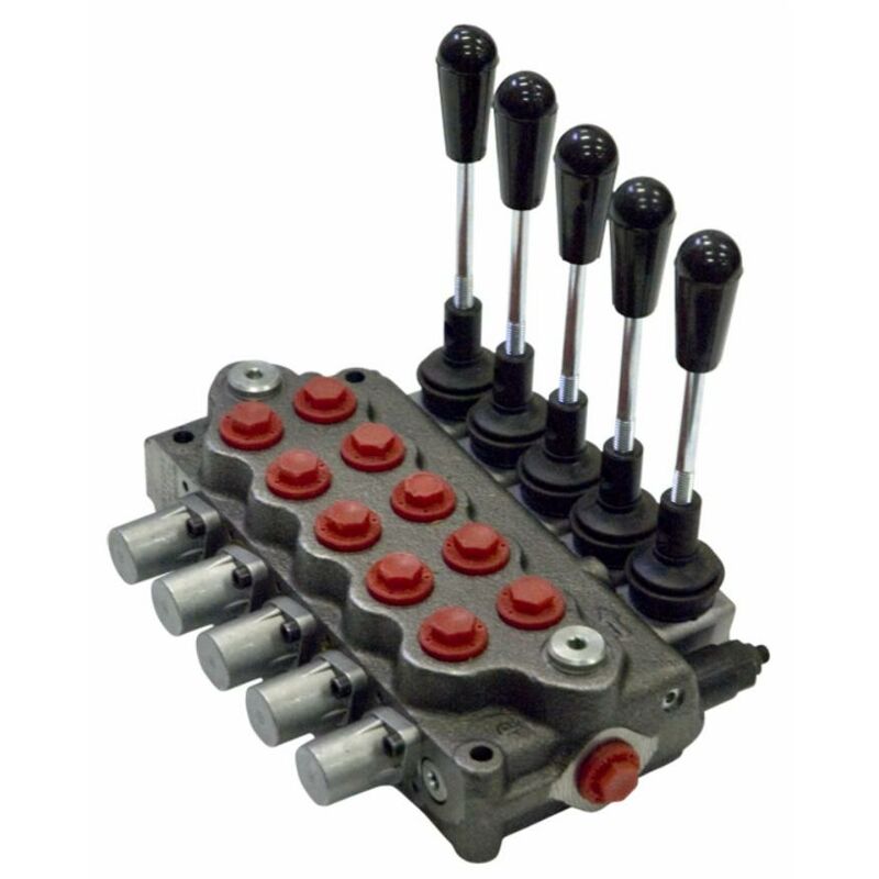 immagine 0 del prodotto distributore oleodinamico ama a 5 leve doppio effetto 40l