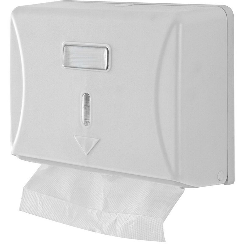 foto del prodotto distributore salviette piegate z v capienza 200 in abs bianco