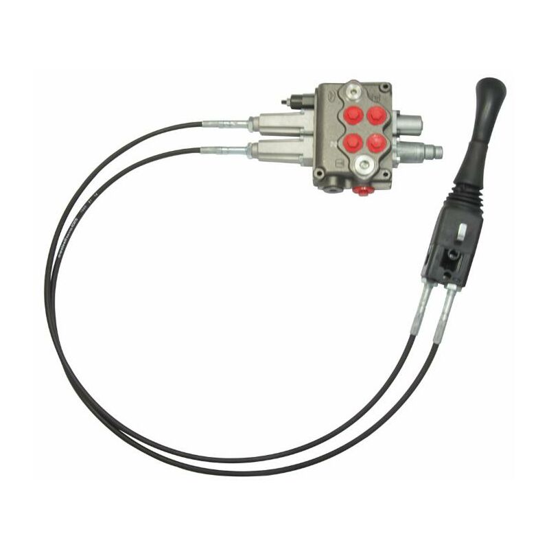 foto del prodotto distributore walvoil sd5 2 leve doppio effetto 40l leva cloche cavi 1500mm