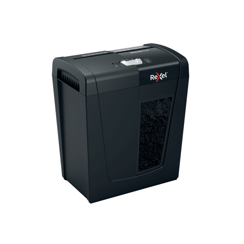 foto del prodotto distruggidocumenti rexel secure x10 10 fogli taglio a fremmaneti cap. 18lt