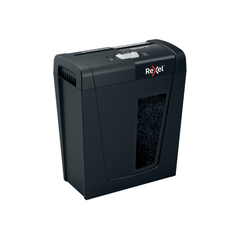 foto del prodotto distruggidocumenti rexel secure x8 fogli taglio a frammenti cap. 14lt