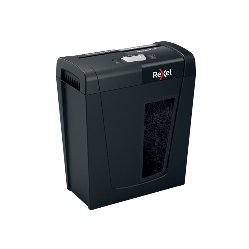 foto del prodotto distruggidocumenti rexel secure x8 - fogli taglio a frammenti cap. 14lt - rexx8