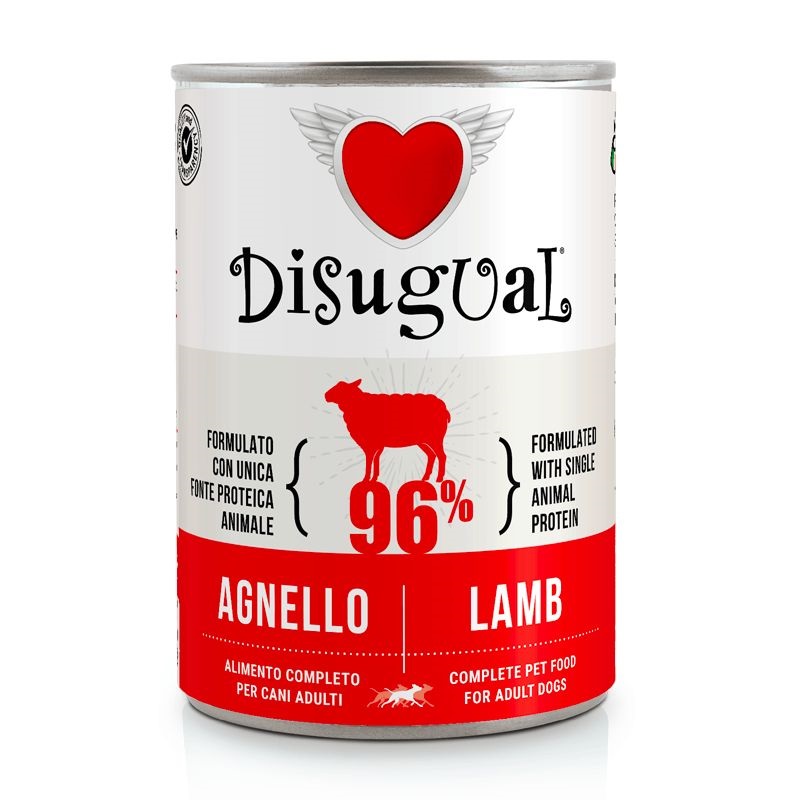 foto del prodotto disugual cane adulto monoproteico agnello lattina 400 gr